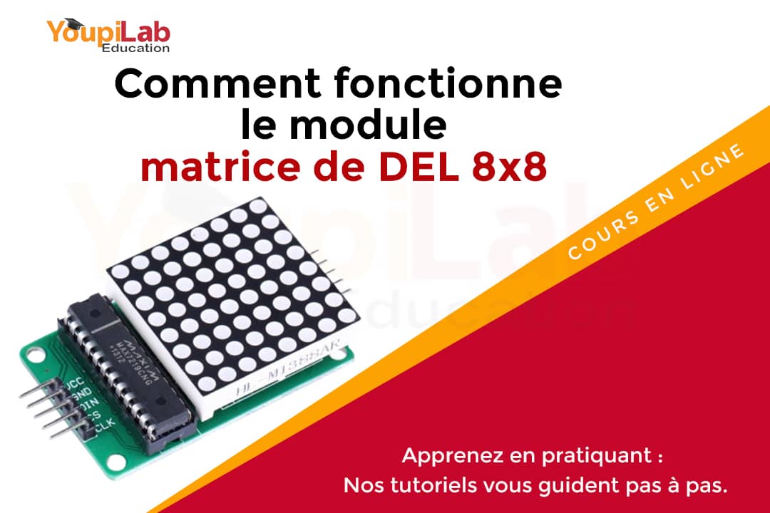 Apprenez à utiliser facilement le module de matrice de DEL 8x8.